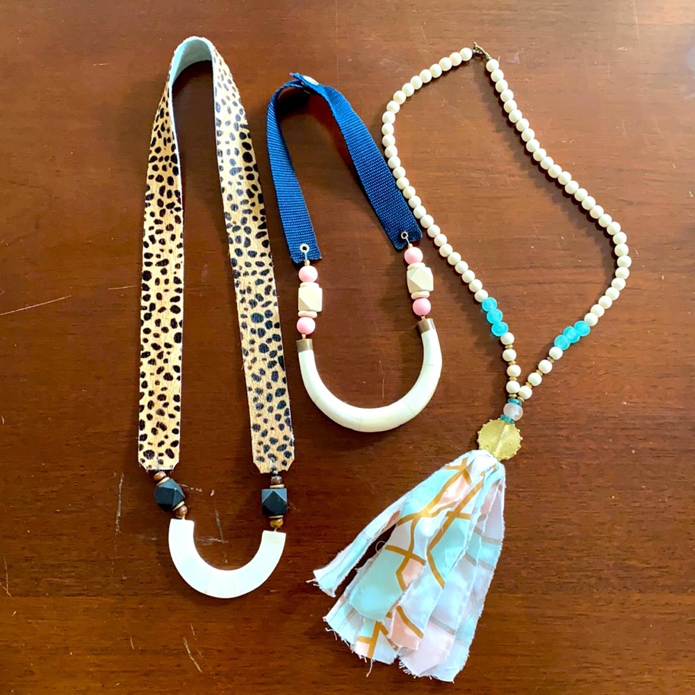 3 necklaces